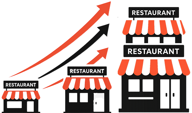 growing restaurant icons